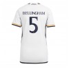 Damen Fußballbekleidung Real Madrid Jude Bellingham #5 Heimtrikot 2023-24 Kurzarm